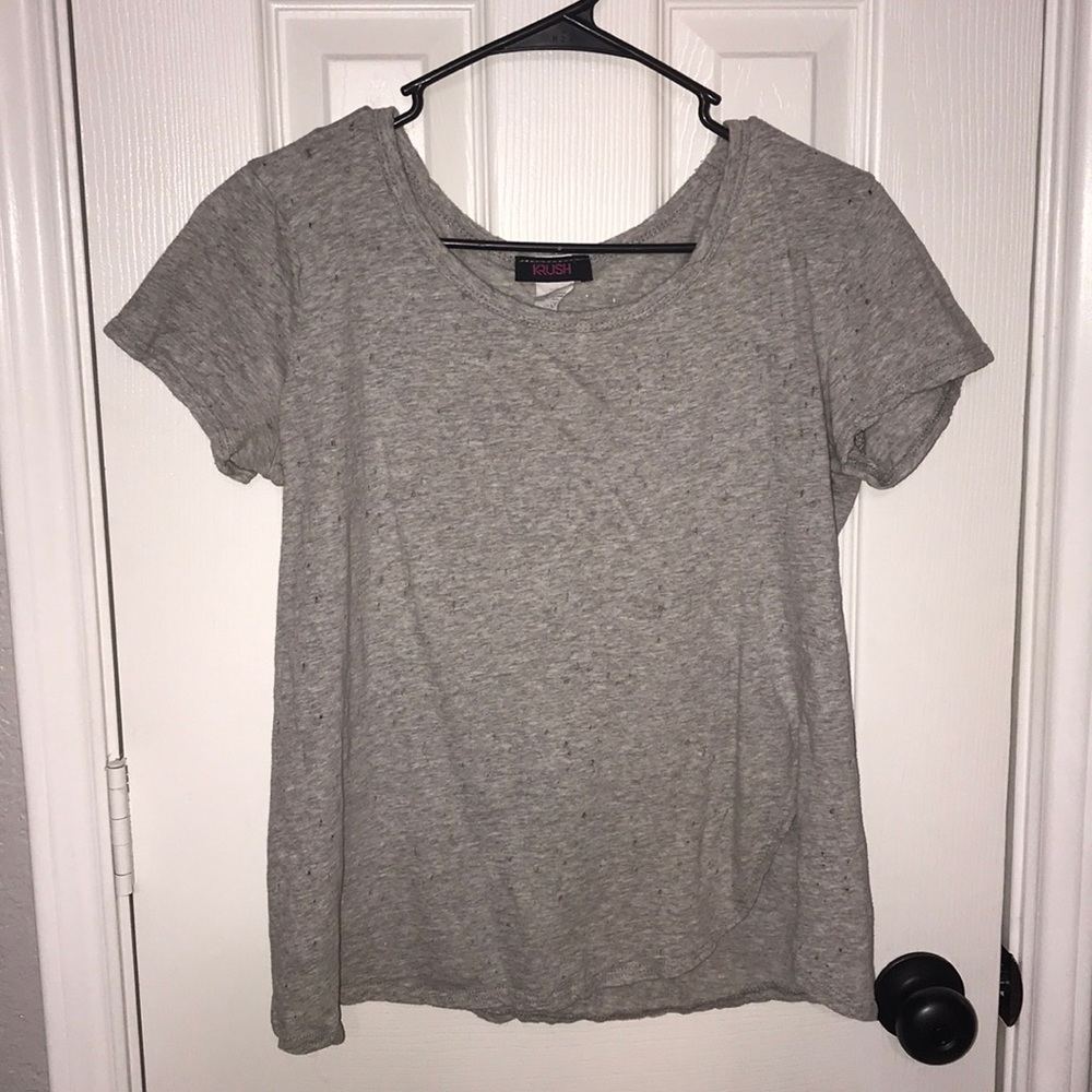 EUC Krush brand distressed Tee shirt size Large